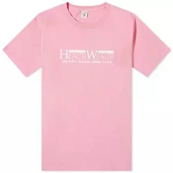 Футболка Sporty & Rich Health Wealth 94, розовый