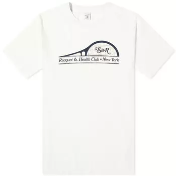 Футболка Sporty & Rich Racquet, белый