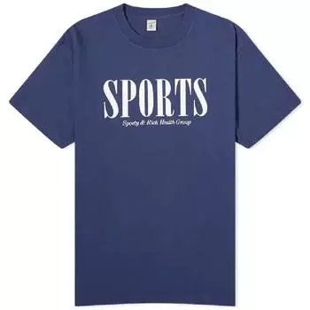 Футболка Sporty & Rich Sports, темно-синий
