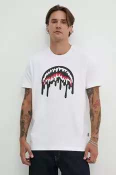 Футболка Sprayground из хлопка, белый