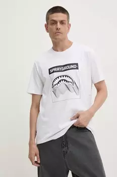Футболка Sprayground из хлопка, белый