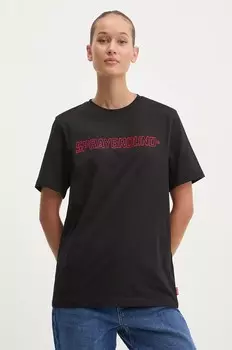 Футболка Sprayground из хлопка, черный