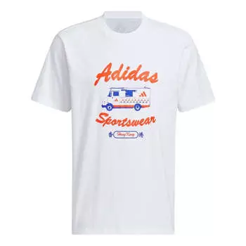 Футболка spw hk t-shirt asia sizing Adidas, белый