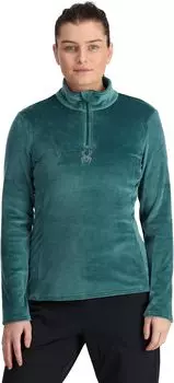 Футболка Spyder Shimmer Bug 1/2 Zip, цвет Cypress Green