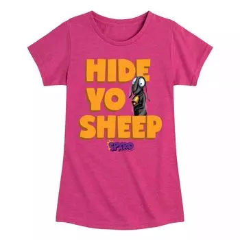 Футболка Spyro Hide Yo Sheep для девочек 7–16 лет Licensed Character