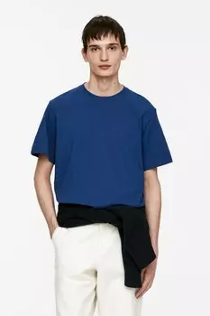 Футболка средней плотности Arket, синий