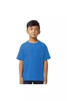 Футболка средней плотности Soft Touch Gildan, синий