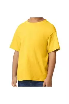 Футболка средней плотности Soft Touch Gildan, желтый