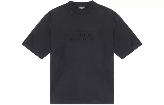 Футболка средней посадки Fashion Institute Balenciaga, серый