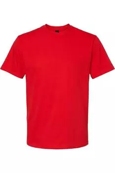 Футболка средней толщины Gildan Softstyle, красный
