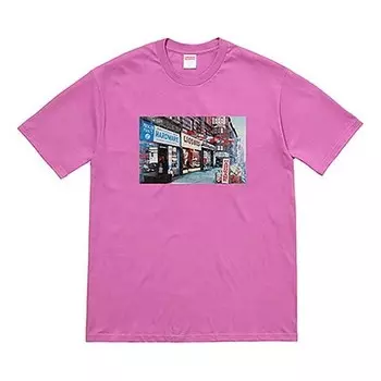 Футболка ss18 hardware light purple tee Supreme, фиолетовый