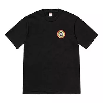 Футболка ss18 mlk dream tee black gold short sleeve Supreme, черный