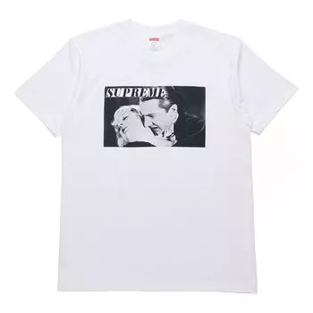 Футболка ss19 bela lugosi tee vampire printing short sleeve white Supreme, белый