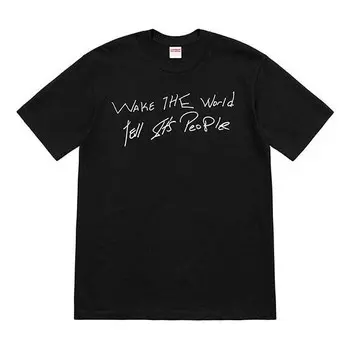 Футболка ss19 buju banton wake the world tee Supreme, черный