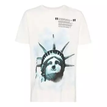 Футболка ss19 liberty cotton short sleeve Off-White, белый