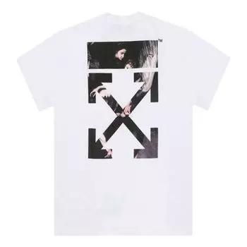 Футболка ss20 arrows sketch short sleeve loose Off-White, белый