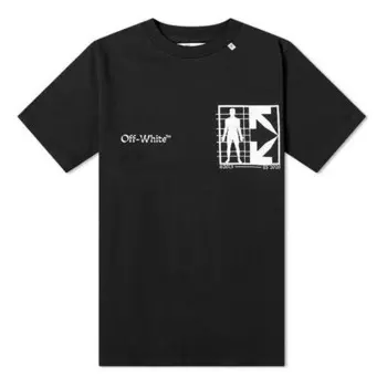 Футболка ss20 half arrow man short sleeve Off-White, черный