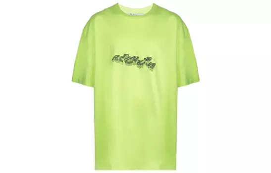 Футболка Ss20 мужская флуоресцентно-зеленая Off-White, зеленый