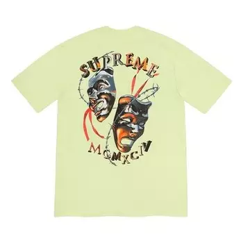 Футболка ss20 week 1 laugh now tee Supreme, зеленый