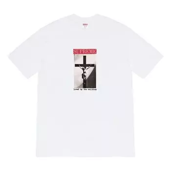 Футболка ss20 week 1 loved by the children tee Supreme, белый