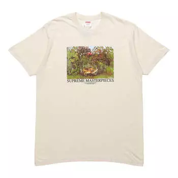 Футболка ss20 week 1 masterpieces tee Supreme, бежевый