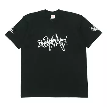 Футболка ss20 week 4 rammellzee tag tee logo tee Supreme, черный
