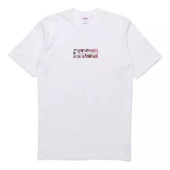 Футболка ss20 week 9 x friday us only covid19 relief box logo tee bogot Supreme, белый