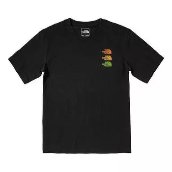 Футболка ss21 tri logo shirt 'black' The North Face, черный
