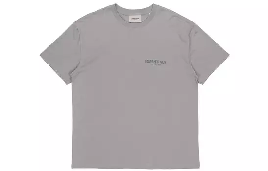 Футболка SS21 унисекс бетонно-серая Fear Of God Essentials, серый