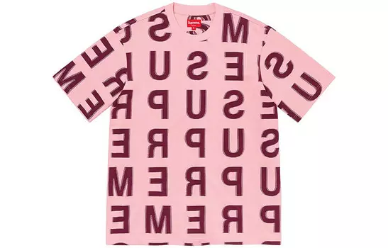 Футболка SS21 унисекс Supreme, розовый