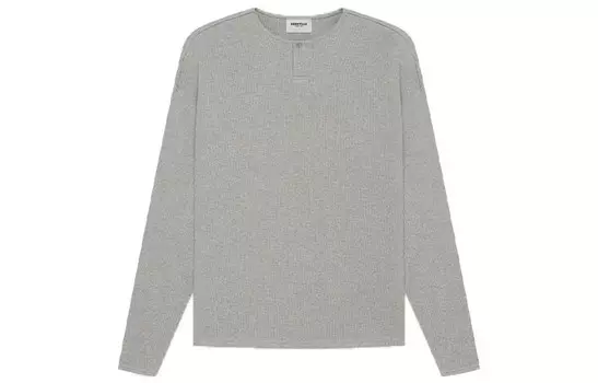 Футболка SS21 унисекс темно-овсяная Fear Of God Essentials, серый