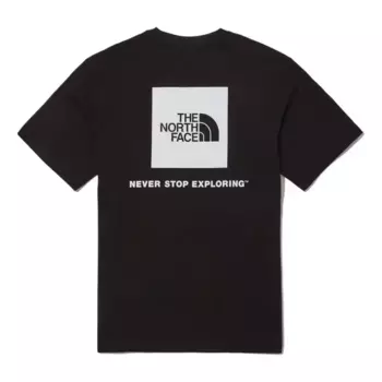 Футболка ss22 nse box logo t-shirt 'black' The North Face, черный