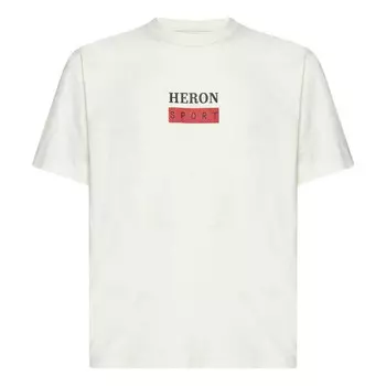 Футболка ss23 bonded t-shirt 'white red' Heron Preston, белый