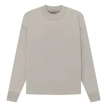 Футболка ss23 long sleeve tee 'seal' Fear Of God Essentials, серый