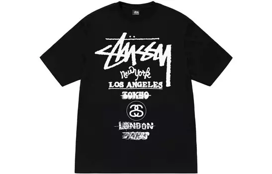 Футболка SS23 унисекс Stussy, темно-синий
