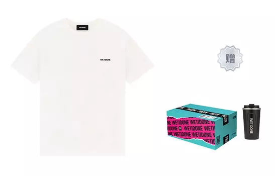 Футболка SS23 унисекс We11Done, белый
