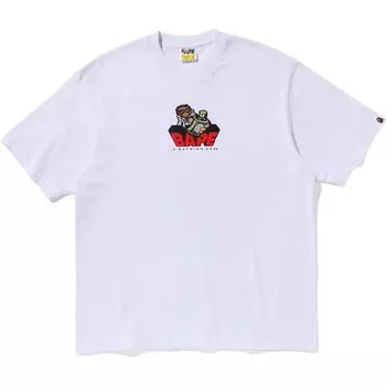 Футболка SS24 COMIC ART Series для мужчин A Bathing Ape, белый