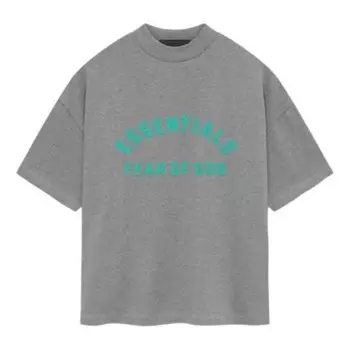 Футболка ss24 crewneck t-shirt 'dark heather oatmeal' Fear Of God Essentials, мультиколор