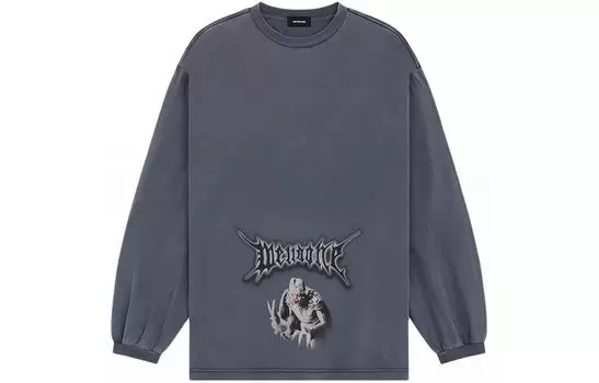 Футболка SS24 унисекс серая WE11DONE, серый