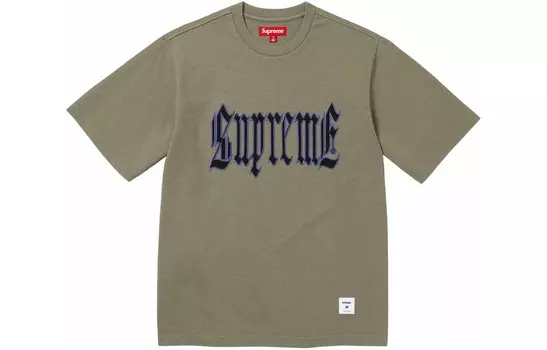 Футболка SS24 унисекс Supreme, оливковый