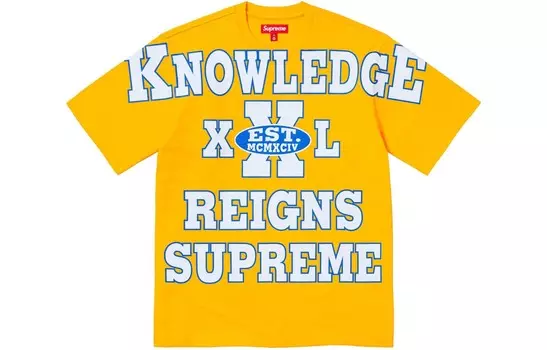 Футболка SS24 унисекс Supreme, желтый