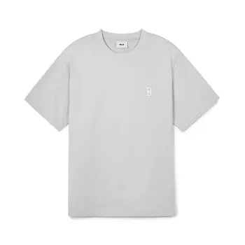 Футболка SS24 унисекс светло-серая MLB, светло-серый