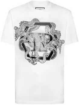 Футболка SS Dragon Philipp Plein, белый