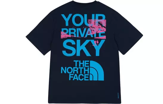 Футболка SS Natural Trip унисекс темно-синяя The North Face, синий