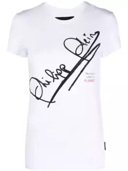Футболка SS Signature Philipp Plein, белый