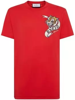 Футболка SS Tattoo с круглым вырезом Philipp Plein, красный