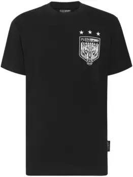Футболка SS Tiger с принтом Plein Sport, черный
