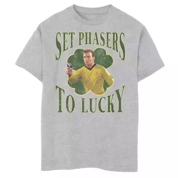 Футболка St. Patty's Lucky с рисунком Star Trek Next Generation для мальчиков 8–20 лет Licensed Character