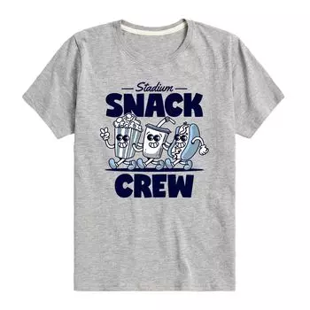 Футболка Stadium Snack Crew для мальчиков 8–20 лет с графическим рисунком Licensed Character, серый