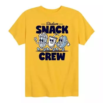 Футболка Stadium Snack Crew для мальчиков 8–20 лет с графическим рисунком Licensed Character, желтый